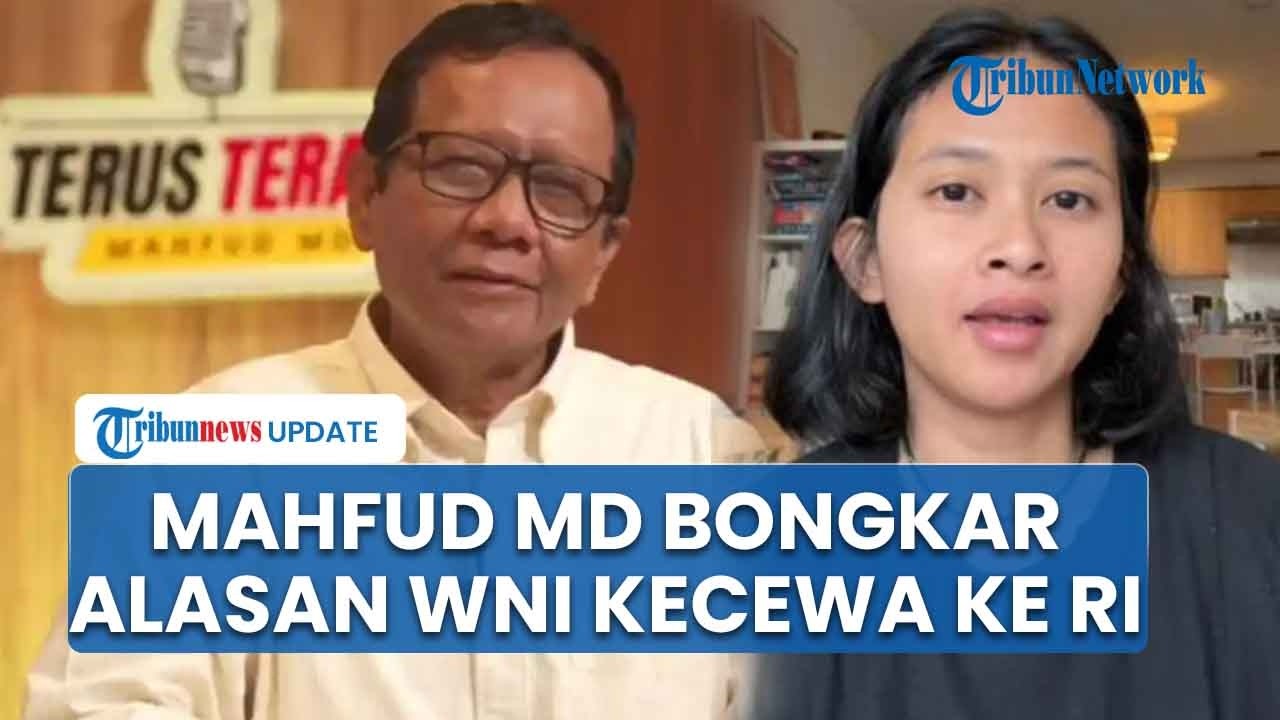 Mahfud Sentil Alumni LPDP Dwi Sasetyaningtyas, Bongkar Alasan WNI Kecewa ke RI