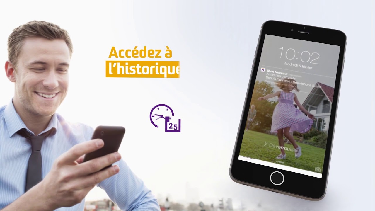 Application Nexecur télésurveillance