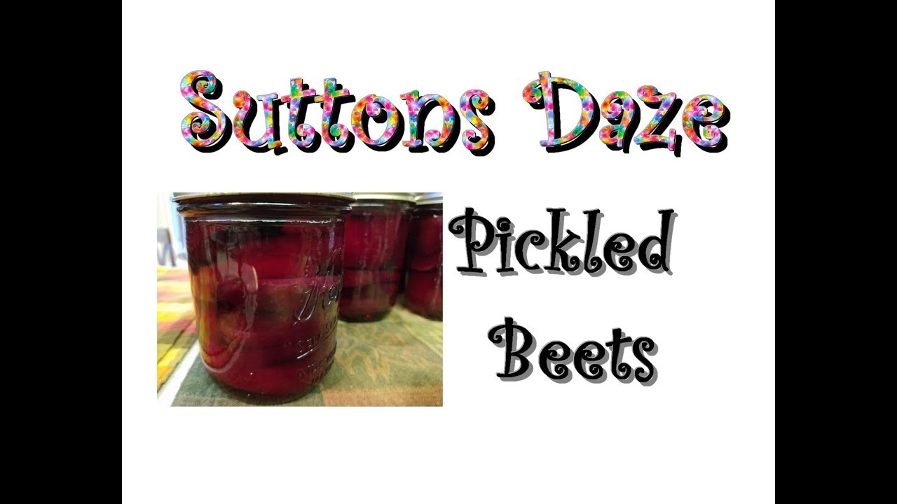 How I Pickle Beets - Canning Pickled Beets