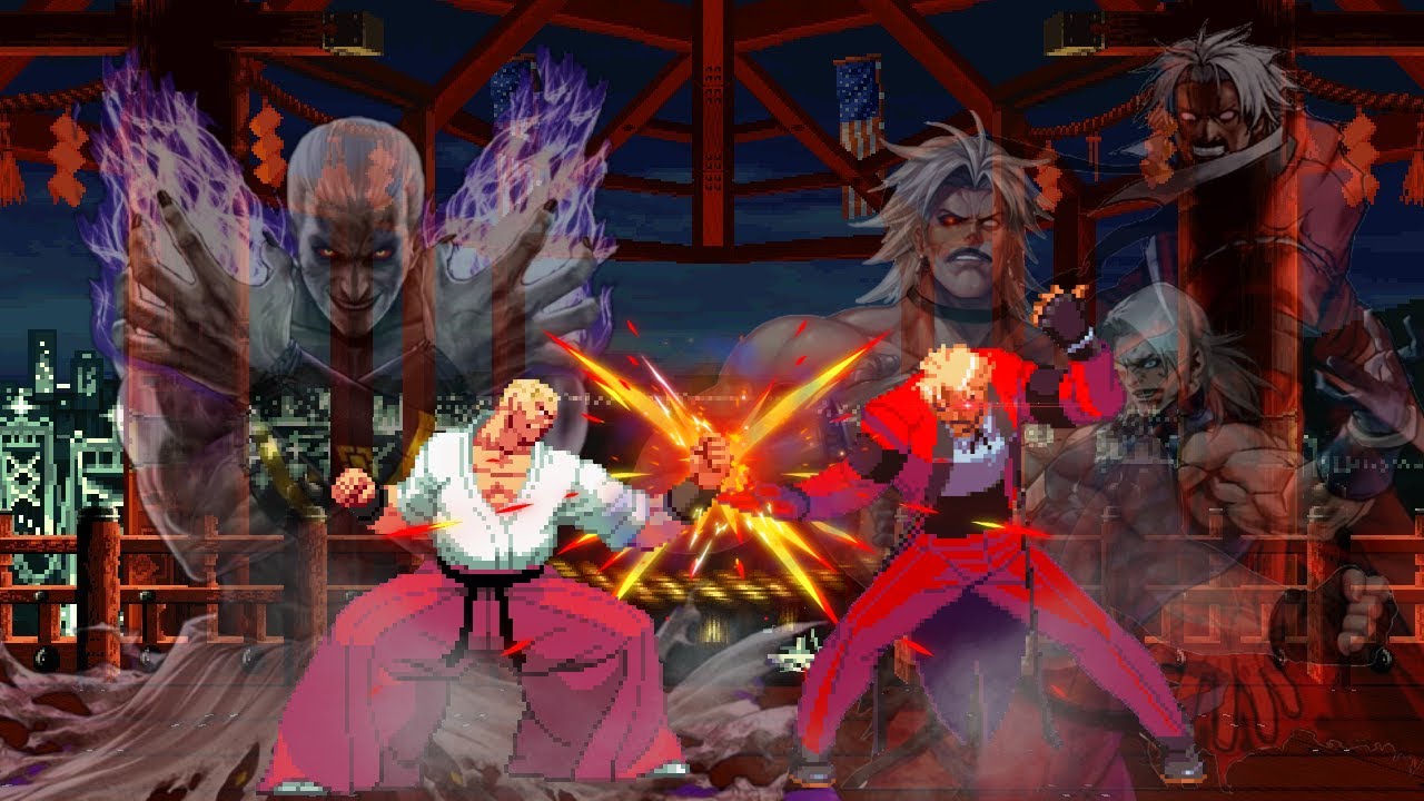 Geese Howard vs Rugal Bernstein l All Transformations l The King of Fighters X Fata Fury l SNK