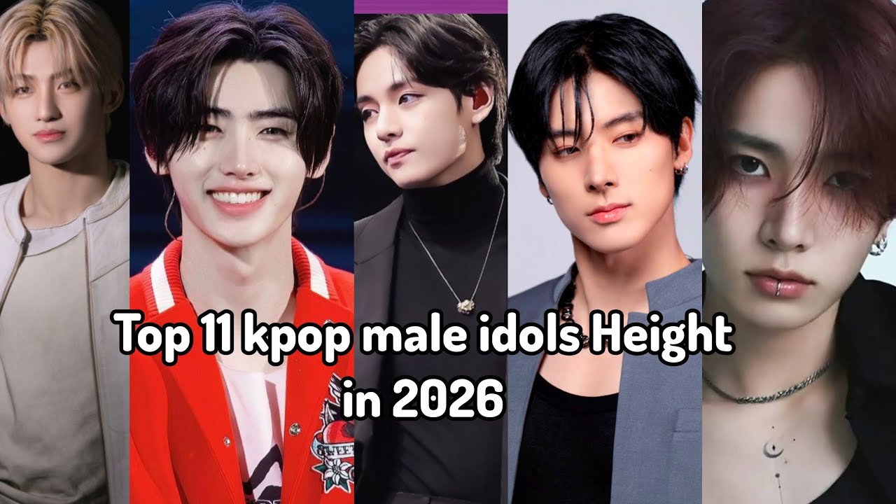 Top 11K-Pop Idols Height (Male)