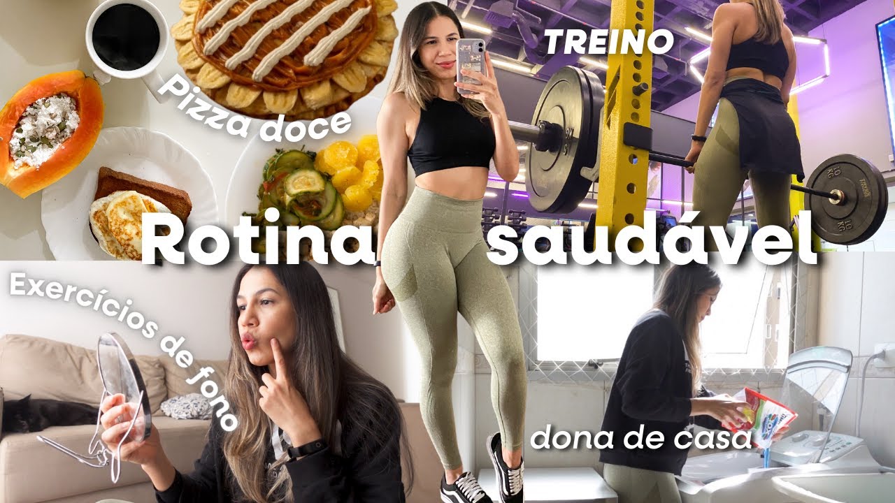 Dia de refeição livre, treino de posteriores, organização da casa e netflix