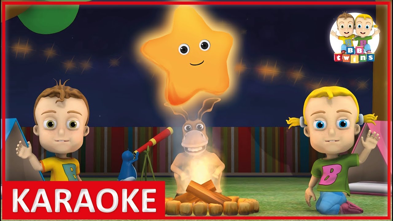 KARAOKE || Twinkle, Twinkle Little Star | Nursery Rhymes for kids