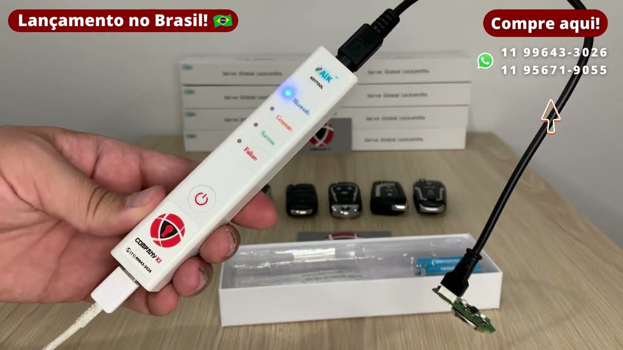 AIK KEYTOOL K3 MINI • COMPANY KI • 1° Lançamento no Brasil!