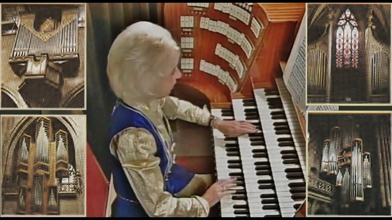 Handel | WATER MUSIC: ALLA HORNPIPE | Diane Bish at Freiburg Cathedral in Germany