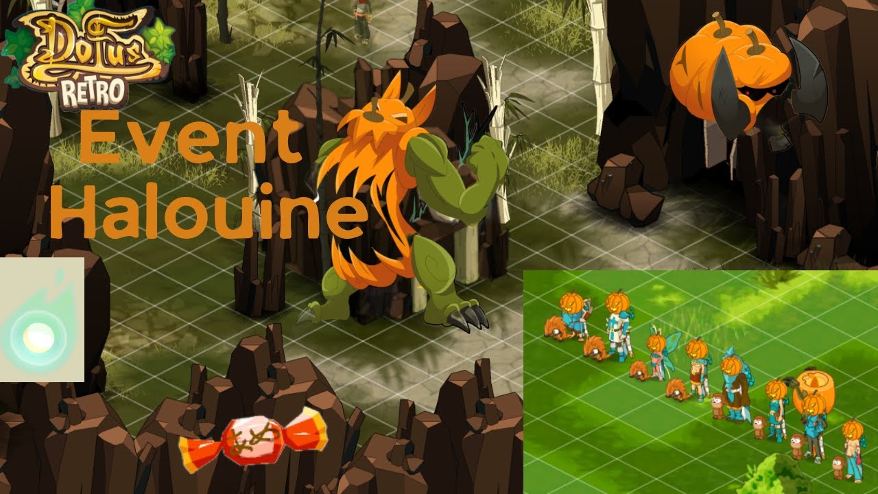 Dofus Retro, Tout savoir Sur L'Event Halouine !! Pleins de Bonbons !,?🔥👌