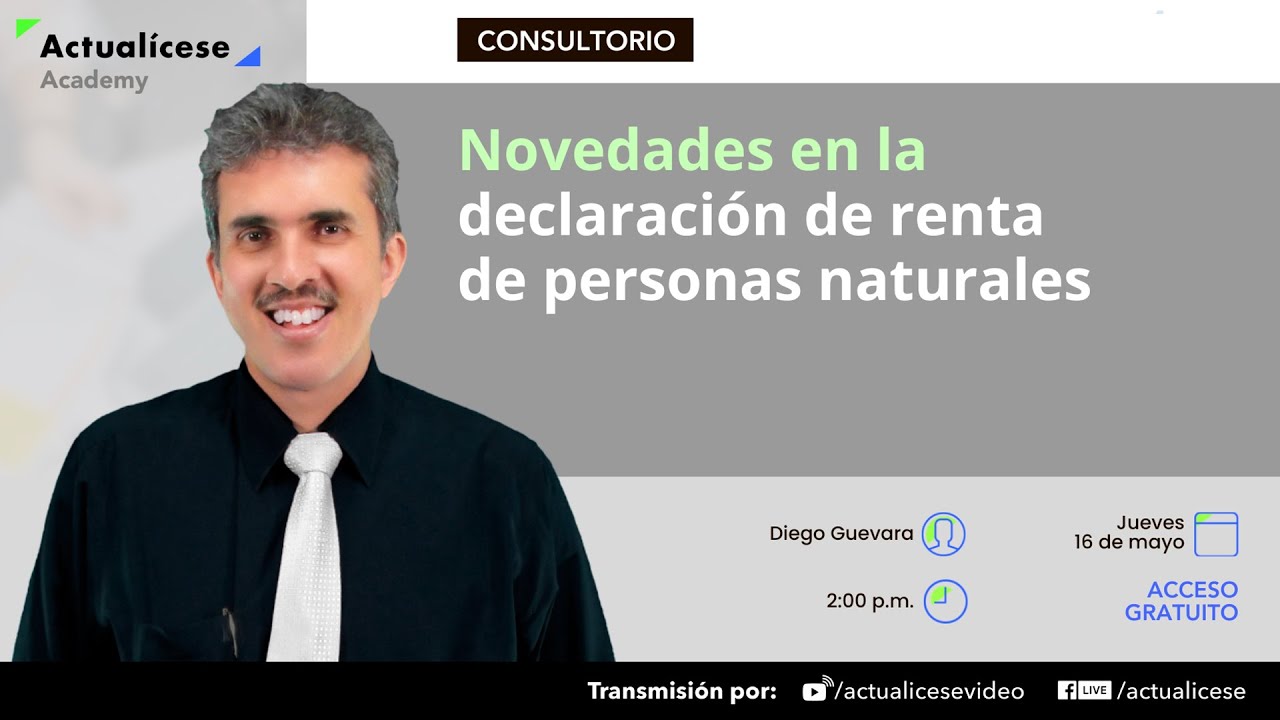 Novedades en la declaración de renta de personas naturales