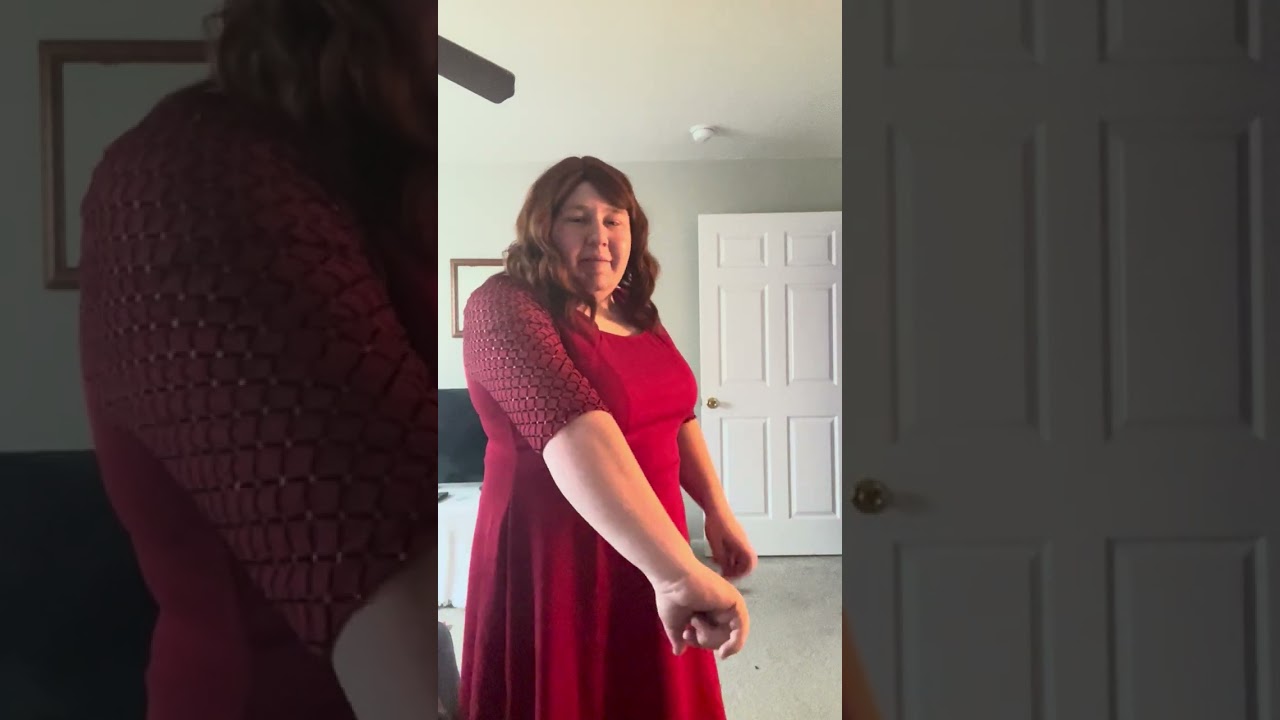 Christmas SHEIN dress review 