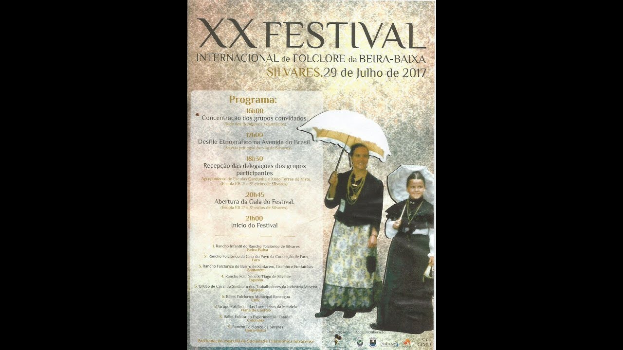 RANCHO FOLCLÓRICO DE SILVARES                 FESTIVAL INTERNACIONAL DE FOLCLORE DA BEIRA BAIXA 2017
