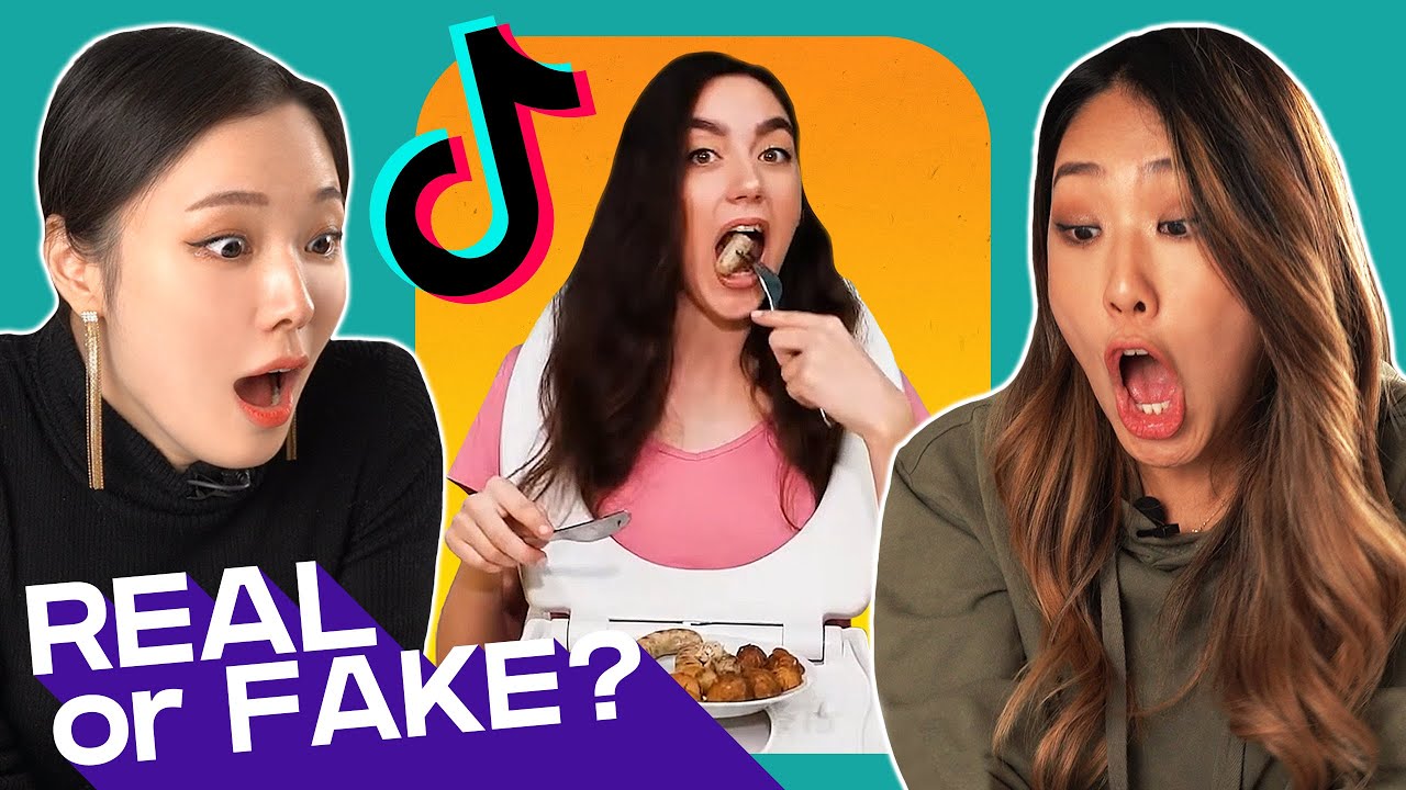 Korean Girls React To Viral TikTok Hacks and Try Them!  [REAL or FAKE?] | Peach Korea