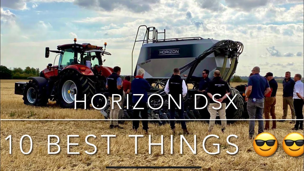 The best 10 features on the Horizon DSX No-till direct drill