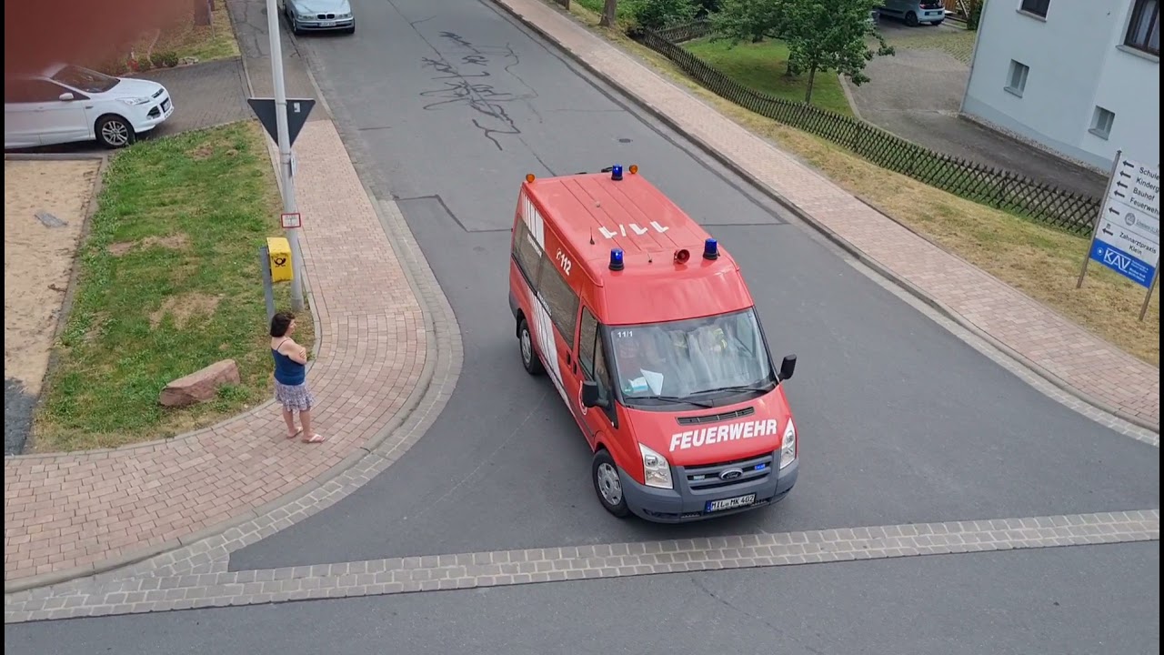 Der groß Einsatz der beiden Freiwilligen Feuerwehrn von kirchzell und Amorbach (Miltenberg)