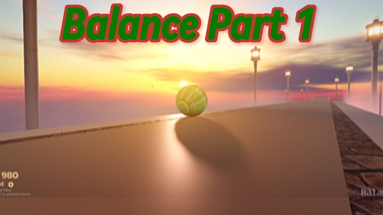 This game was a lot of fun! | Balance Part 1 Roblox