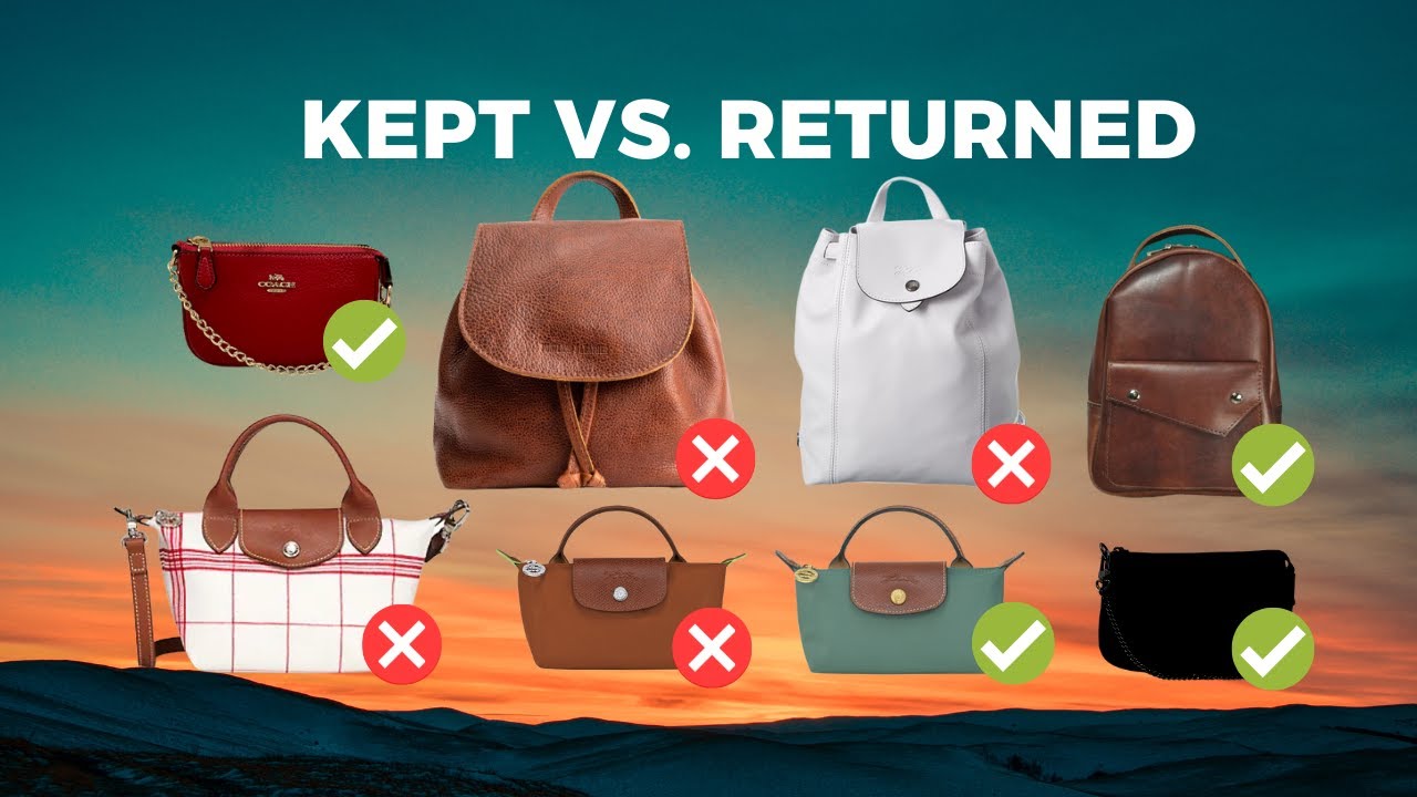 BAGS I KEPT VS. RETURNED 2023 | finale