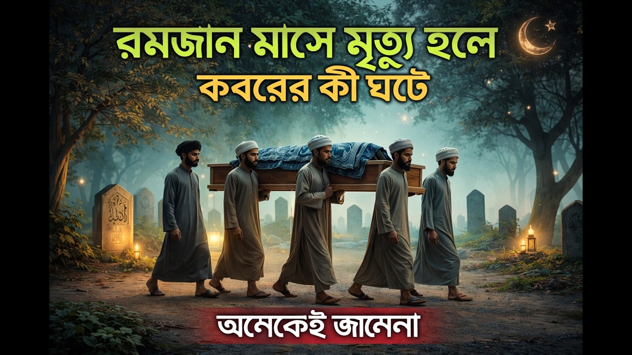 রমজানে মৃত্যু: রোজাদারের রুহ কবজ কতটা রহমতের হয়? | মৃত্যুর পর কী হবে? #islamicvideo #ramadan