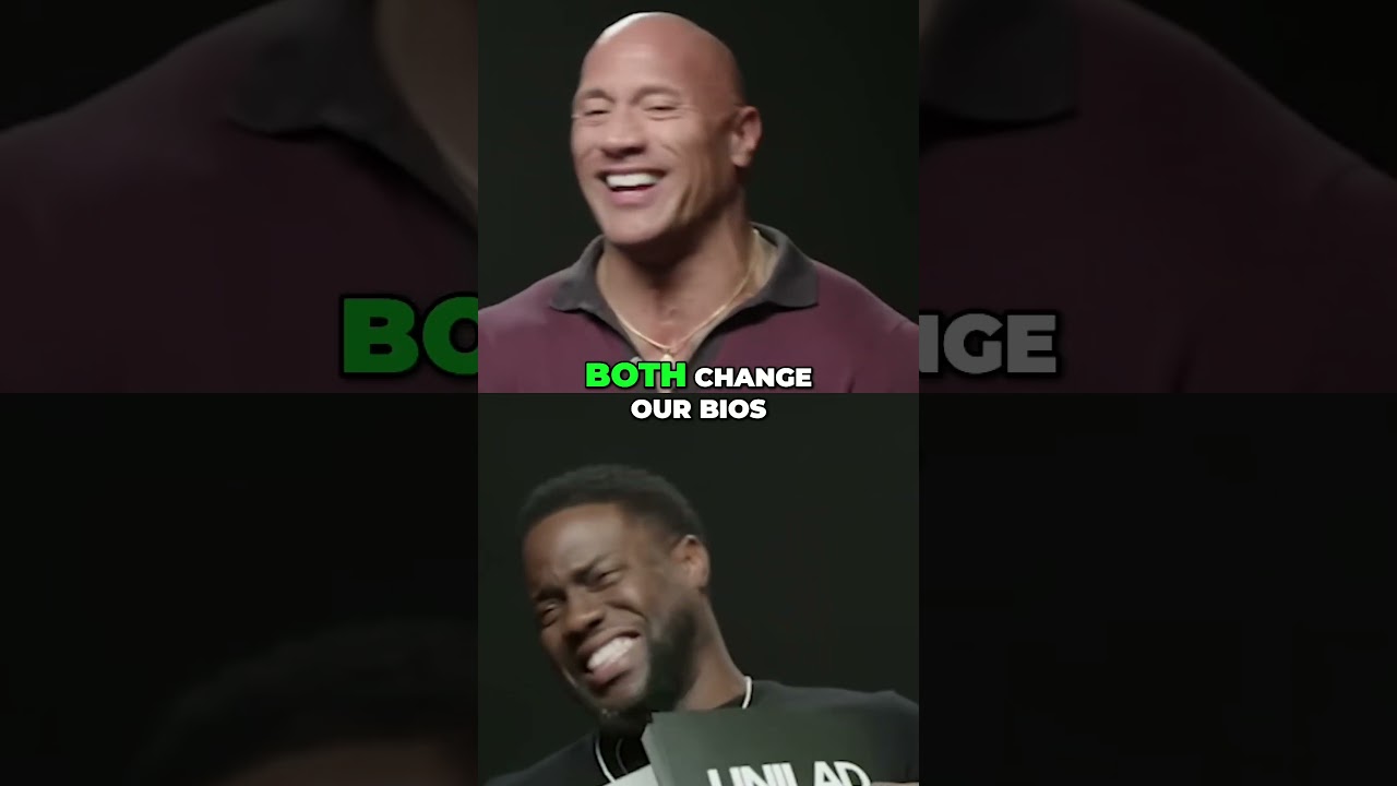 The rock and Kevin hart funny convo