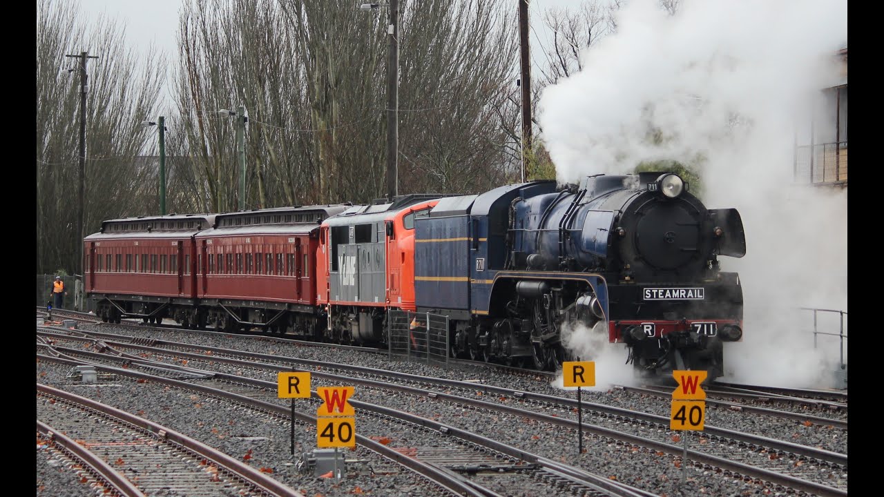 R711 returns to Ballarat! | Steamrail Victoria’s 3rd Eureka Express of 2025 with R711 and A66