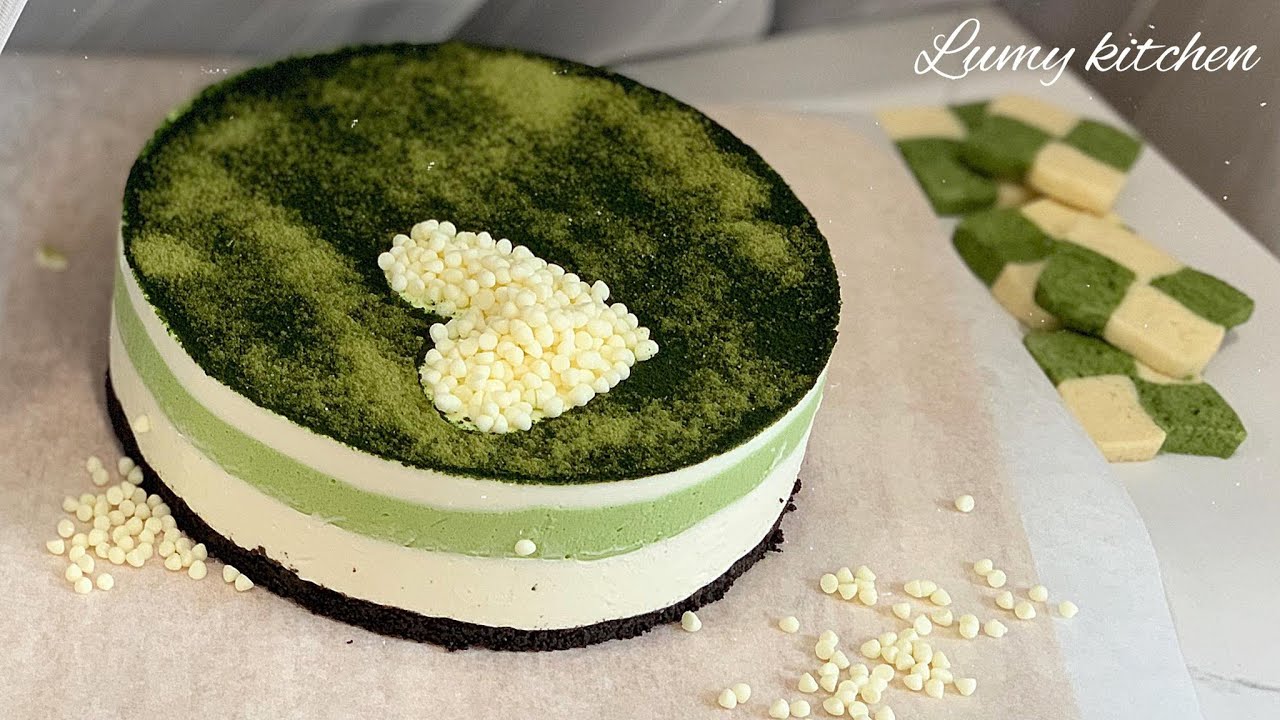 MATCHA CHEESECAKE RECIPE | GREEN TEA CHEESECAKE | MOUSSE TRÀ XANH | MOUSSE MATCHA
