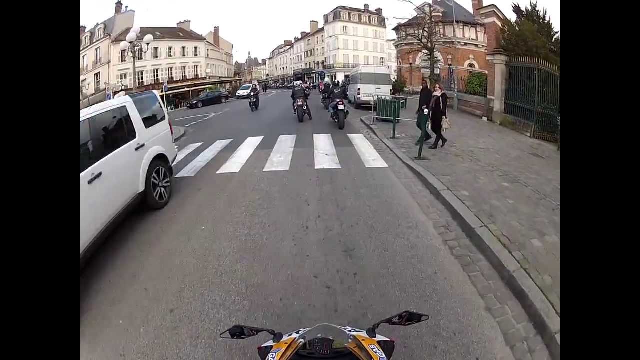 Les motards su Loiret 45 Montargis Fontainebleau 16.02.2014