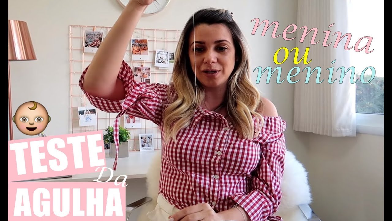 Teste da Agulha - descubra o sexo do bebê..Menino ou Menina