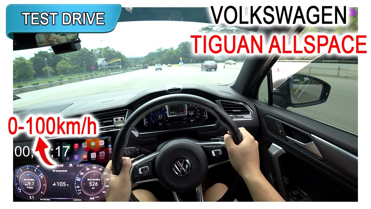 Part 1/2 | 2021 VW Tiguan Allspace 2.0TSI R-Line | Malaysia #POV [Test Drive] [CC Subtitle]