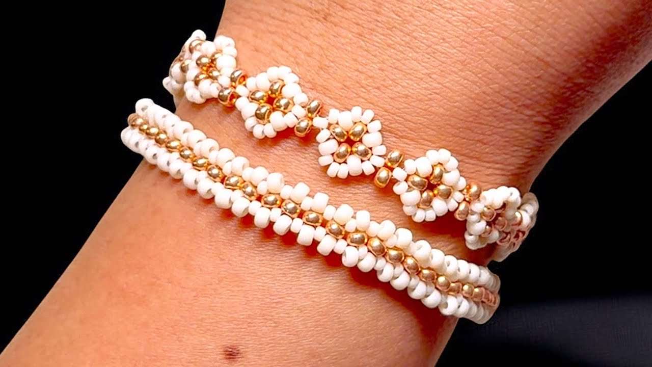 BEADS JEWELRY, How to make Bracelet using Seed Beads