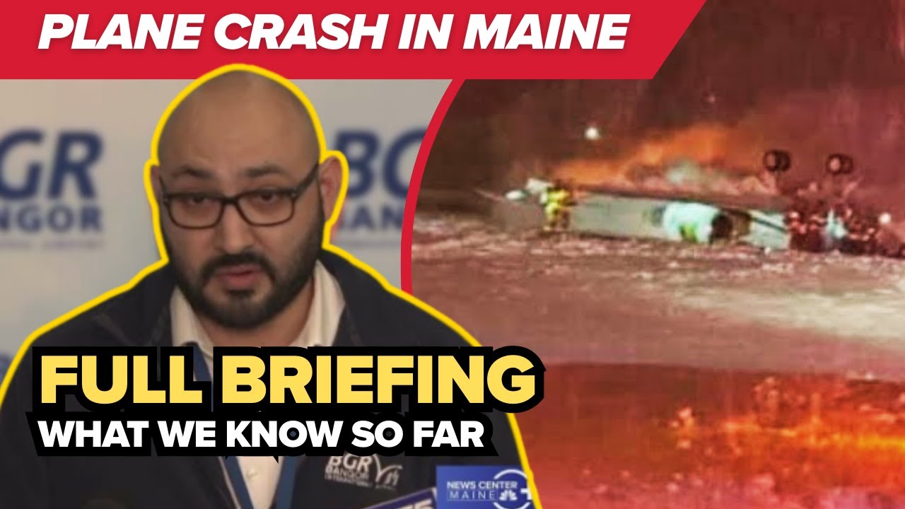 Full press conference: NTSB outlines focus areas in Bangor plane crash investigation