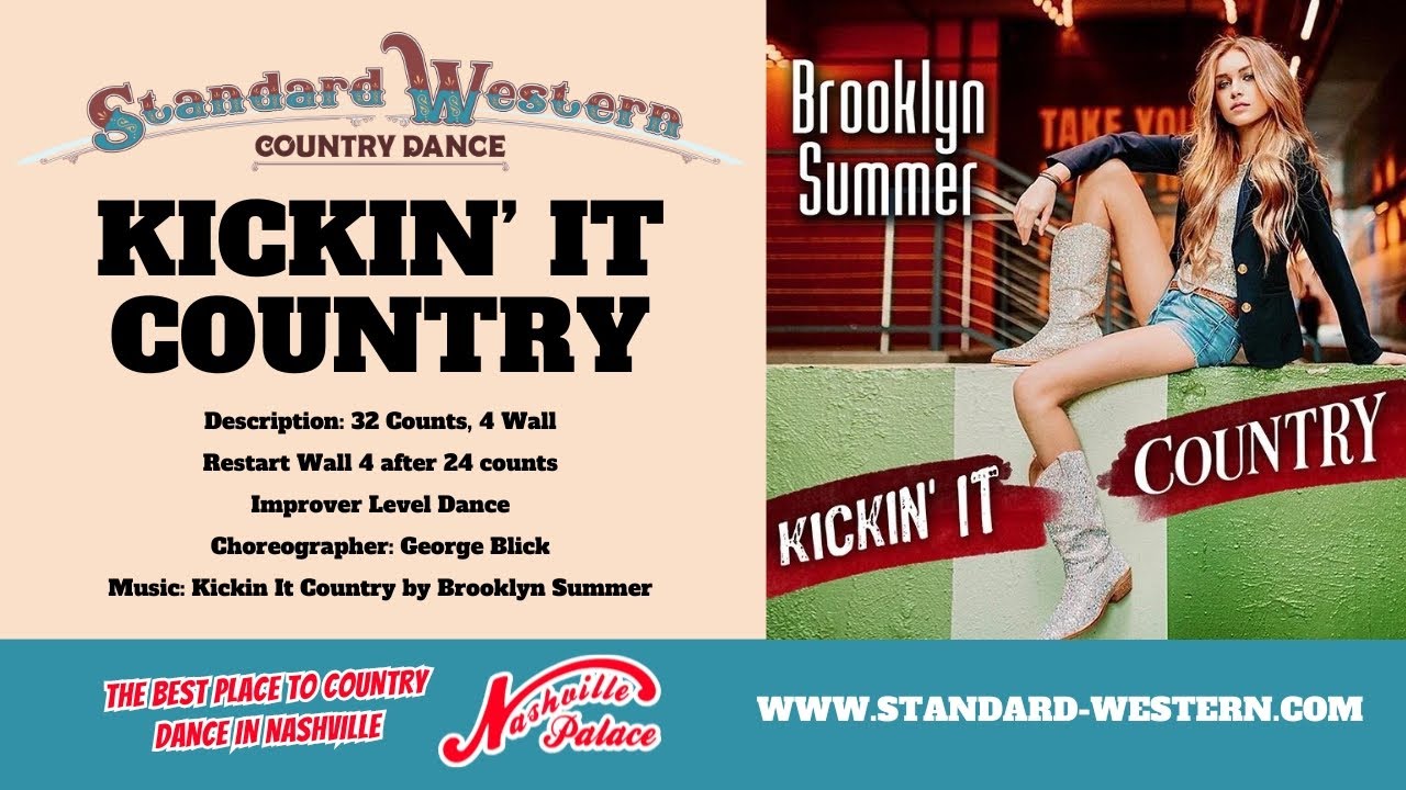Kickin It Country-Line Dance (Teach & Demo)
