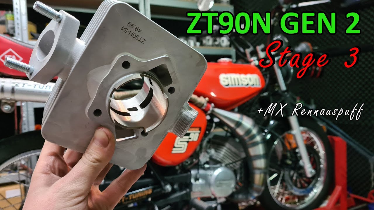 ZT-Tuning  ZT 90N GEN2 Stage 3 Leistungsprüfstand Simson S51
