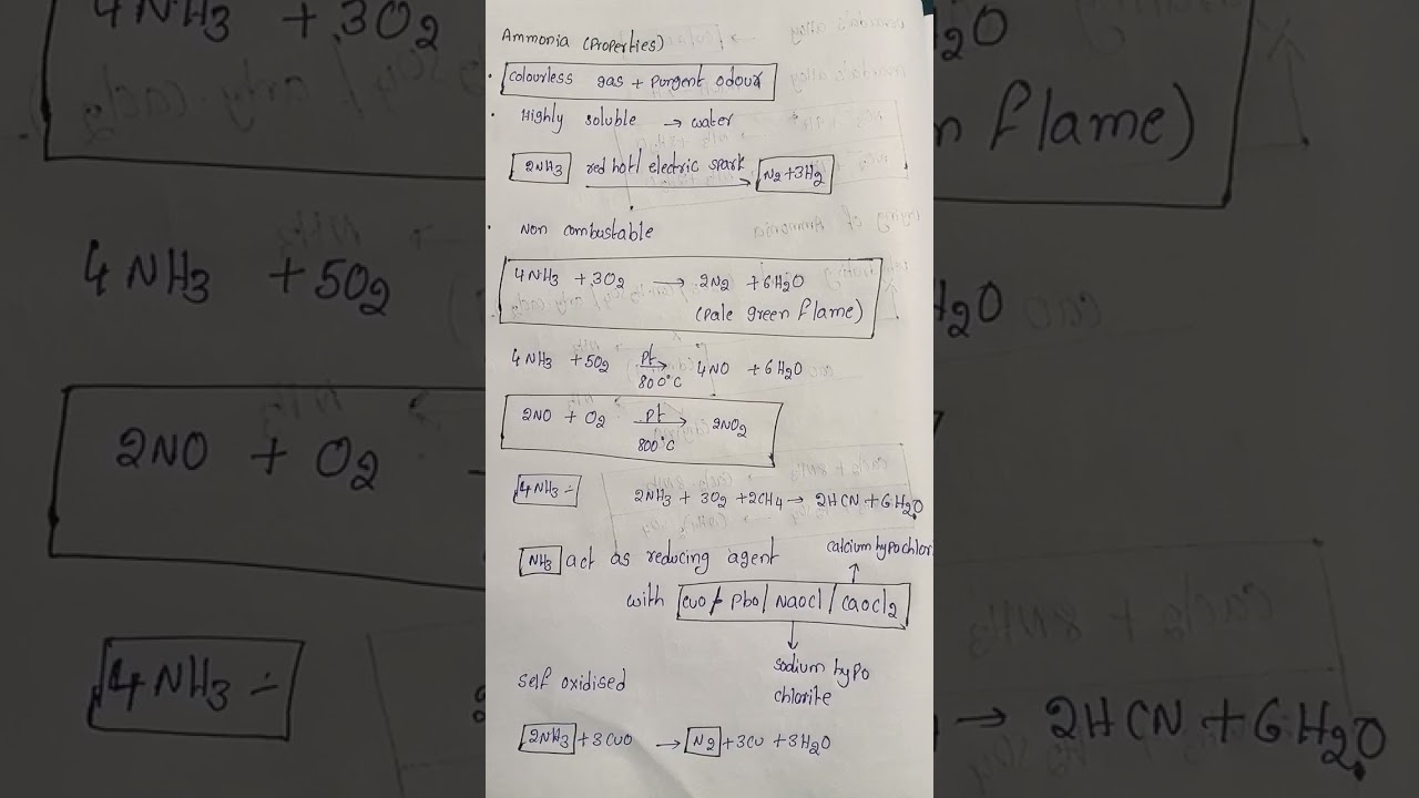 ammonia properties