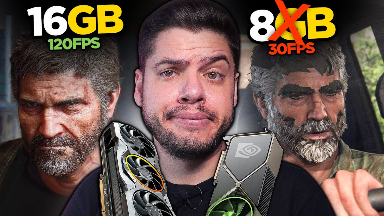O FIM das GPUS de 8GB de VRAM? AMD vs NVIDIA. Qual a QUANTIDADE MÍNIMA de MEMÓRIA para JOGAR no PC