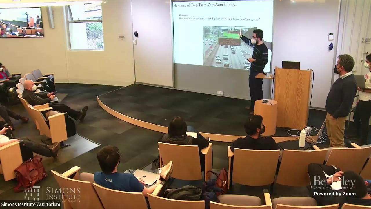 Teamwork Makes The Von Neumann Work: Two Team Zero Sum Games