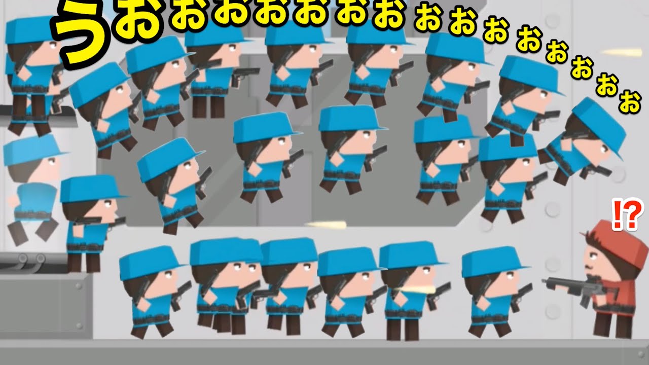 クローンというコピー人間を増やして大量の仲間で戦うゲーム【 Clone Armies 】