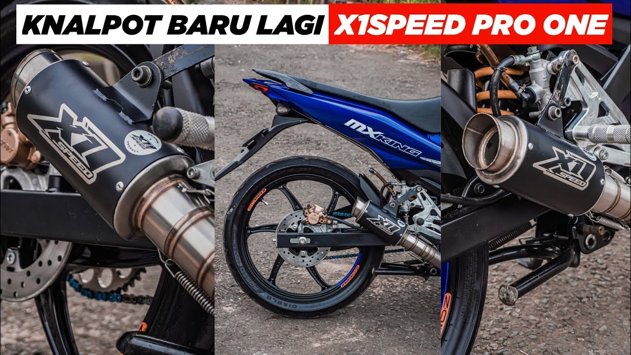 Roadrace abis LOOKnya‼️unboxing knalpot X1 speed pro one buat mx king