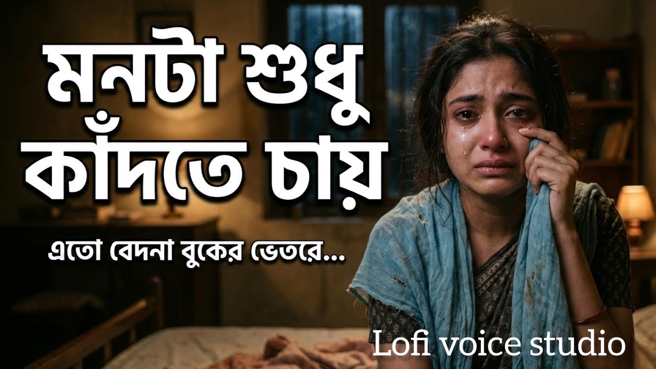 😭 মনটা শুধু কাঁদতে চায় । Monta sudu kadte cay । Koster gan । 