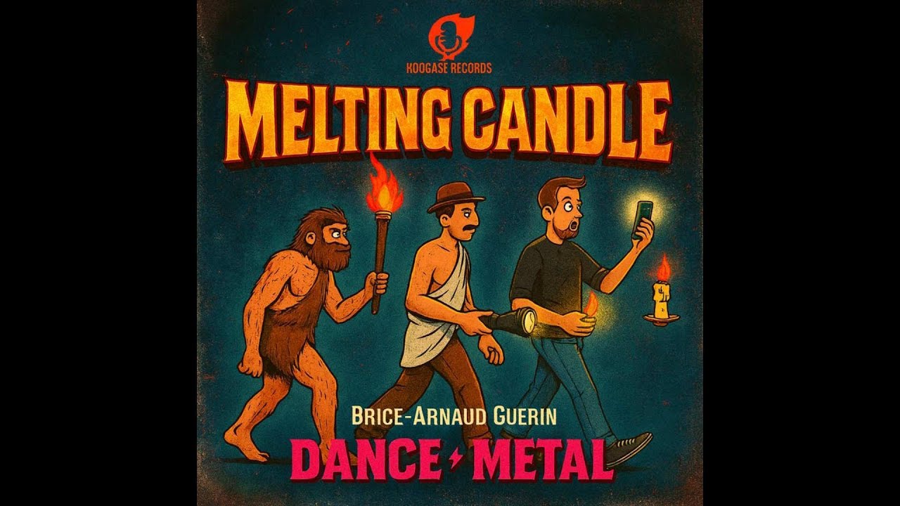 Melting candle