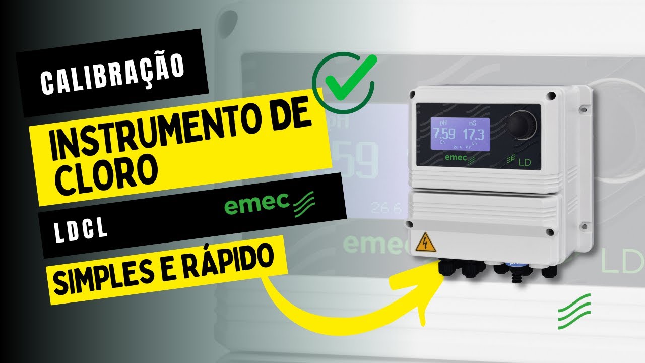 Calibração do CLORO no instrumento LDCL