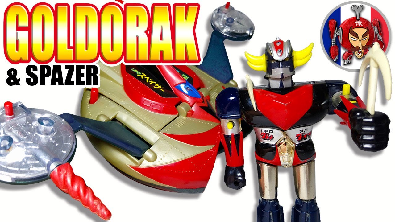 GOLDORAK / GRENDIZER + Soucoupe CHOGOKIN DELUXE GA-37 1979 - POPY Mattel
