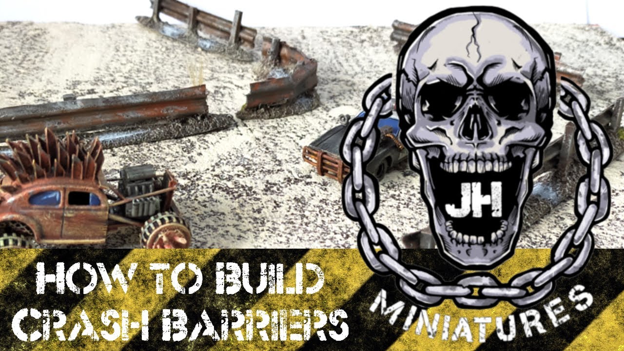 How to Build, Crash Barriers (Gaslands, Dark Future, Autokill, Car Wars)