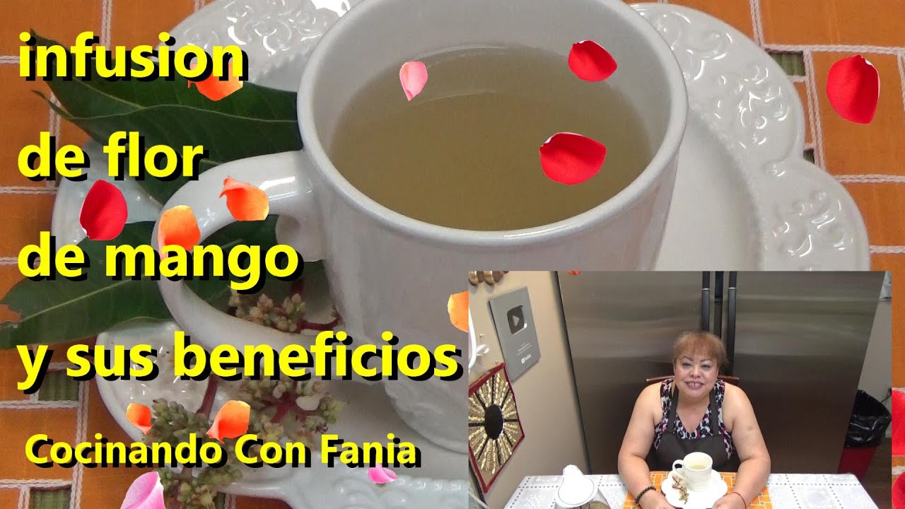 infusion  de flor de mango beneficios y como hacerla