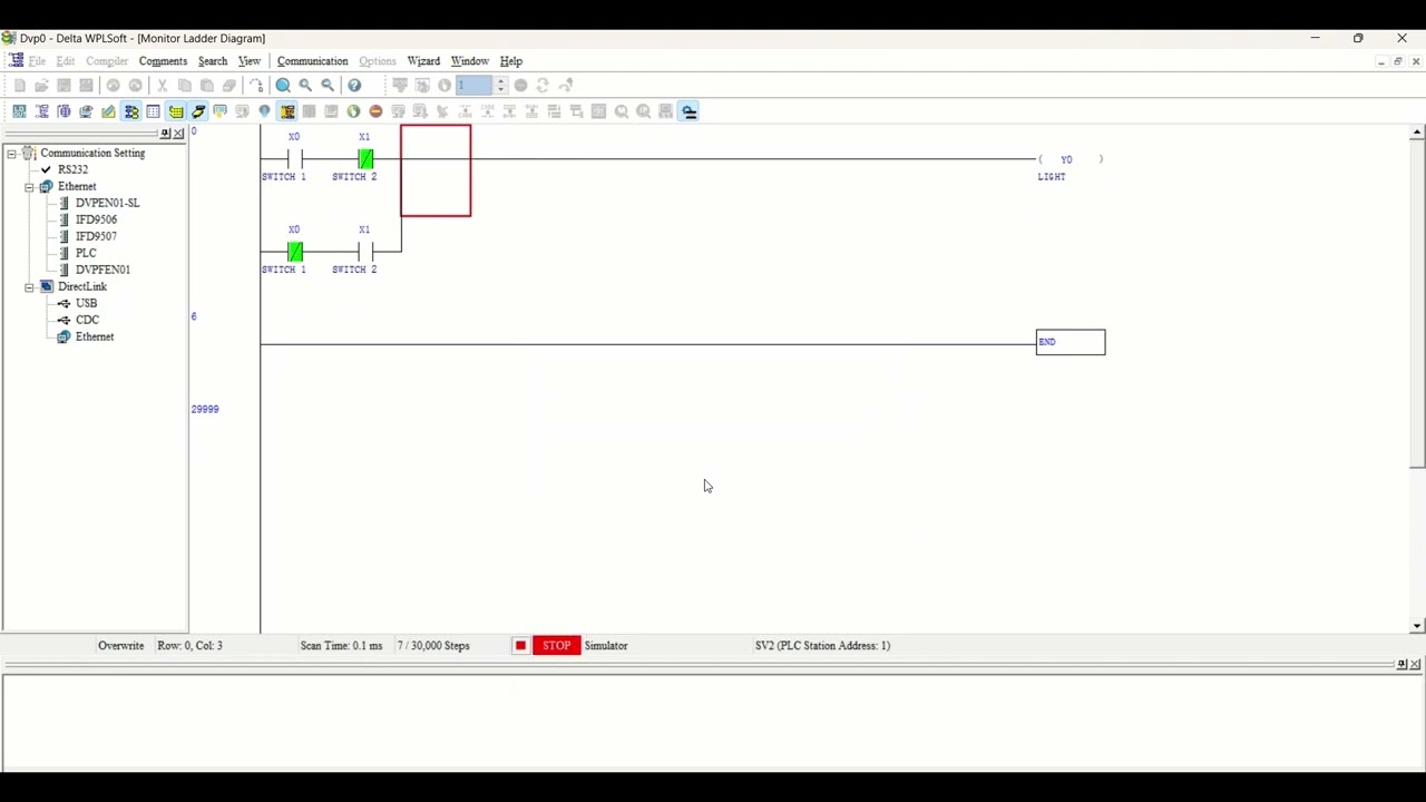 Basic PLC Program 5 - Staircase