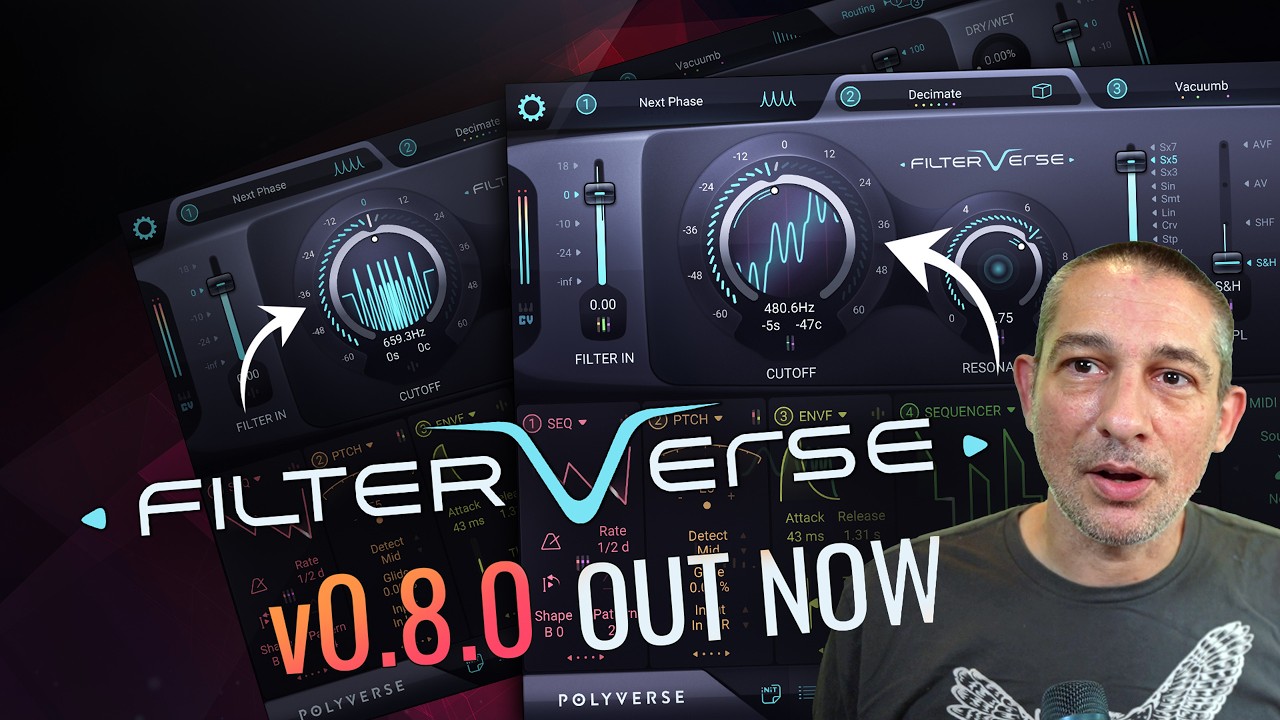 NEW Filters: Decimator and Phaser for Filterverses Public Beta 0.8.0