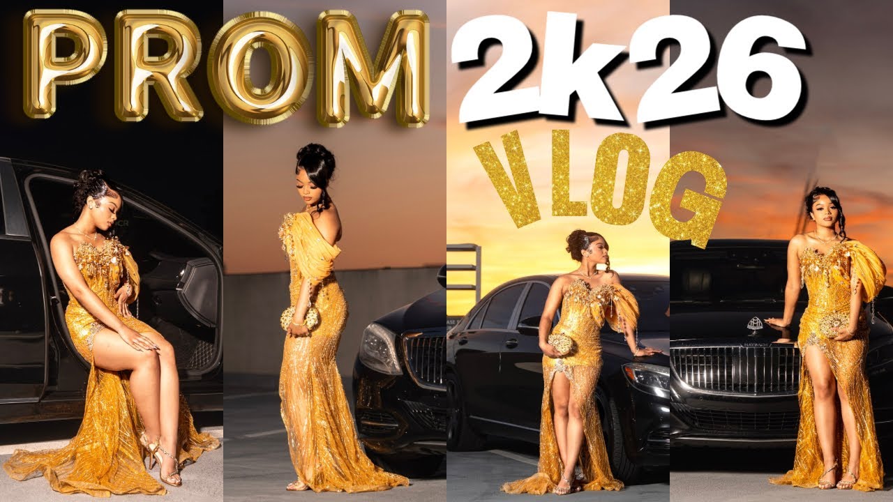 PROM VLOG 2k26 || maintenance, grwm, hair, nails, trying heavy makeup??, prom pictures etc. ||