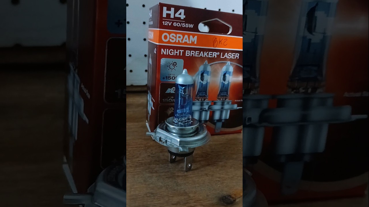 A MELHOR L&Acirc;MPADA PARA VIAGENS A NOITE - OSRAM NIGHTBREAKER LASER #osram