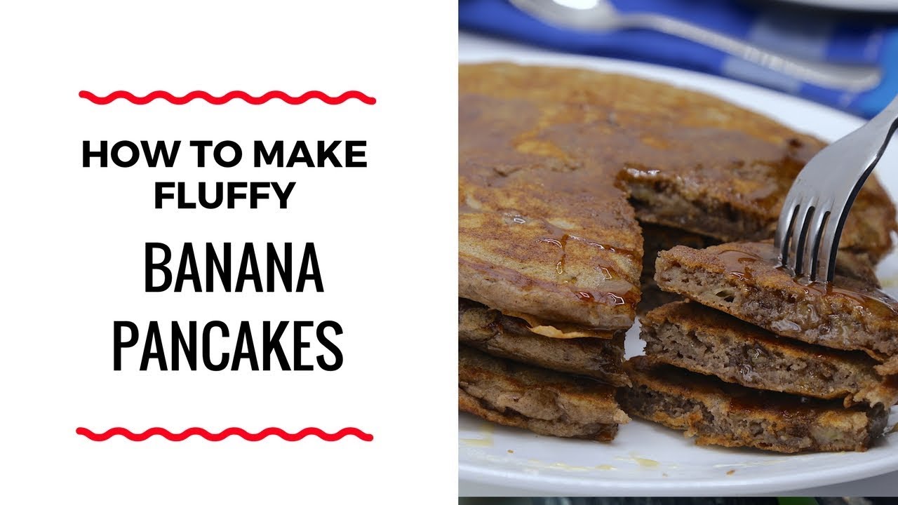 HOW TO MAKE BANANA PANCAKES - BANANA PANCAKES RECIPE - ZEELICIOUS FOODS