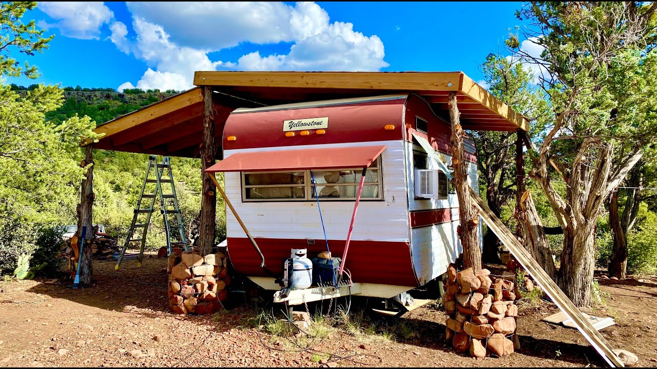 Camper Cover Reinforcements & Metal Roof Finishing Touches