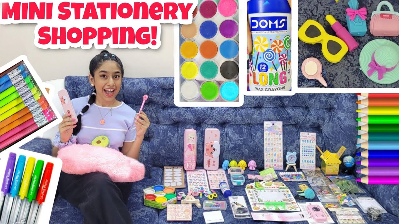 MINI Stationery Shopping!🛍😍 | Riya's Amazing World