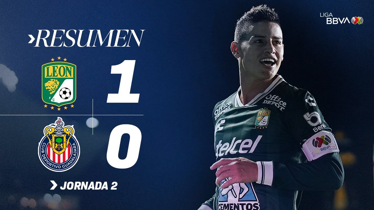 LEÓN 1-0  CHIVAS J2 | Gol de James y victoria esmeralda | Apertura 2025