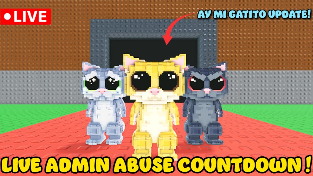 LIVE🔴 Admin Abuse & AY MI GATITO Update Countdown(Steal a Brainrot)#roblox #stealabrainrot
