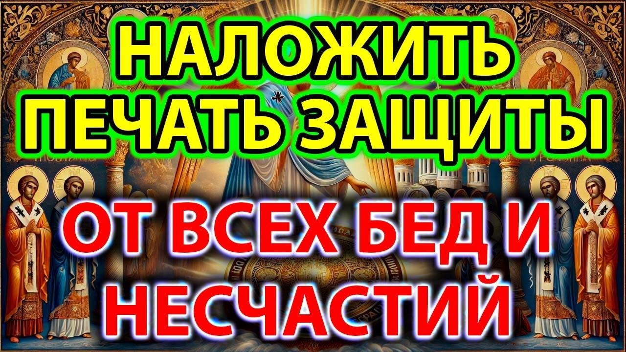 Наложить Печать Защиты от Всех Бед: Псалмы 50, 14, 17, 21, 29, 32, 36, 47, 90, 150 слушать 7 раз